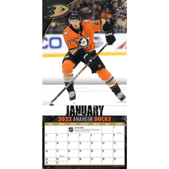 Anaheim Ducks calendar 2022 wall calendar