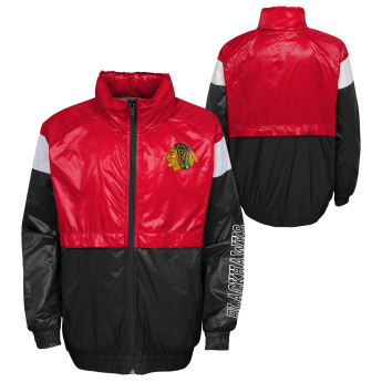 Chicago Blackhawks geacă de copii goal line stance full-zip windbreaker