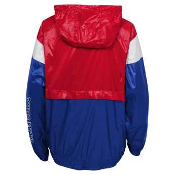 New York Rangers geacă pentru copii cu glugă Goal Line Stance Full-Zip Windbreaker