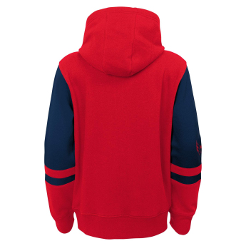 Washington Capitals hanorac cu glugă pentru copii faceoff colorblocked fleece full-zip