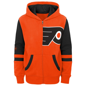 Philadelphia Flyers hanorac cu glugă pentru copii faceoff colorblocked fleece full-zip