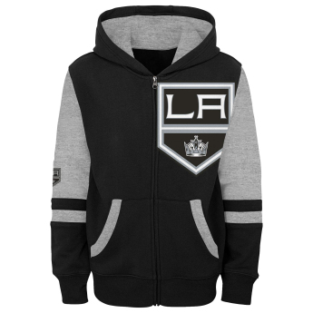 Los Angeles Kings hanorac cu glugă pentru copii faceoff colorblocked fleece full-zip