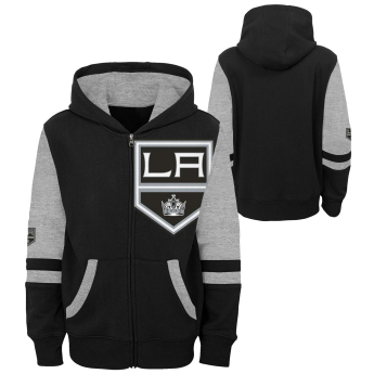 Los Angeles Kings hanorac cu glugă pentru copii faceoff colorblocked fleece full-zip