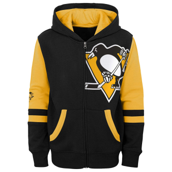 Pittsburgh Penguins hanorac cu glugă pentru copii faceoff colorblocked fleece full-zip