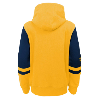 Nashville Predators hanorac cu glugă pentru copii faceoff colorblocked fleece full-zip