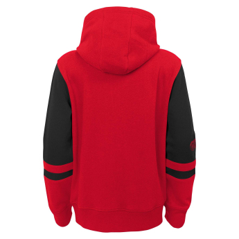 Detroit Red Wings hanorac cu glugă pentru copii faceoff colorblocked fleece full-zip