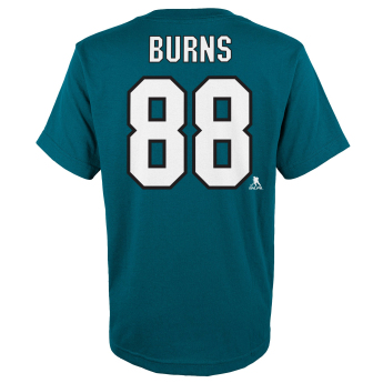 San Jose Sharks tricou de copii Burns 88 Player Name & Number