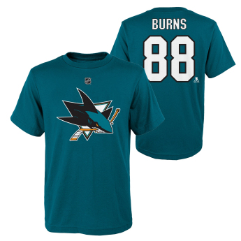 San Jose Sharks tricou de copii Burns 88 Player Name & Number