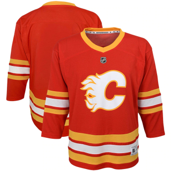 Calgary Flames tricou de hochei pentru copii replica home