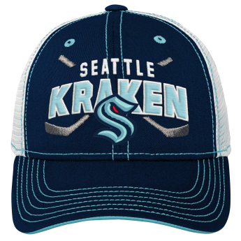 Seattle Kraken șapcă de baseball pentru copii core lockup trucker snapback