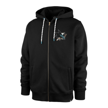 San Jose Sharks hanorac de bărbați cu glugă back check 47 morris full zip hood