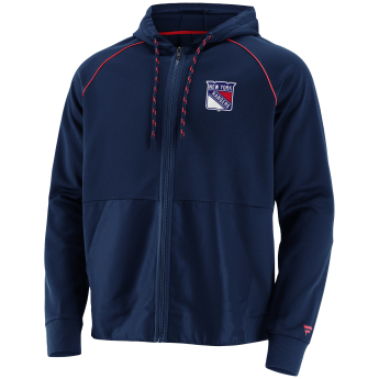 New York Rangers hanorac de bărbați cu glugă prime aw21 full zip hoodie
