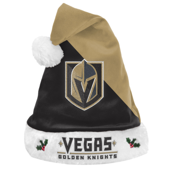 Vegas Golden Knights căciulă de iarnă foco colorblock santa hat