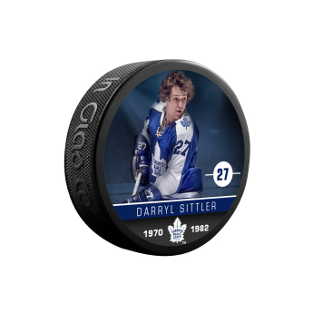 Toronto Maple Leafs puc souvenir collector hockey puck Darry Sittler #27