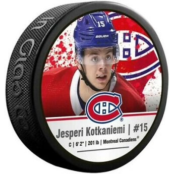 Montreal Canadiens puc souvenir hockey puck Jesperi Kotkaniemi #15