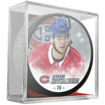 Montreal Canadiens puc glitter puck Jesperi Kotkaniemi #15