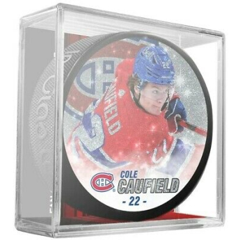 Montreal Canadiens puc glitter puck Cole Caufield #22