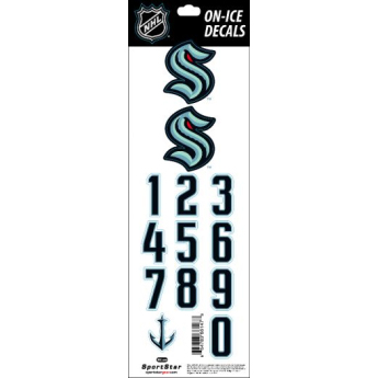 Seattle Kraken abțibilduri pentru cască decals