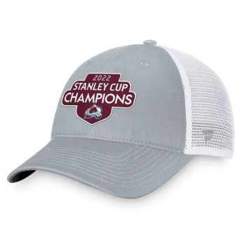 Colorado Avalanche șapcă de baseball 2022 Stanley Cup Champions Locker Room Trucker Adjustable