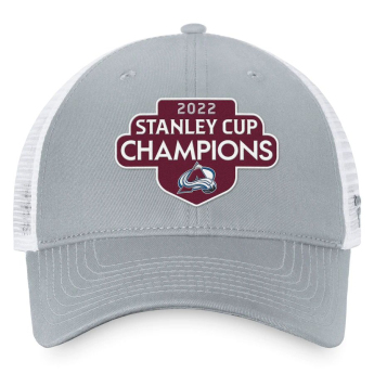 Colorado Avalanche șapcă de baseball 2022 Stanley Cup Champions Locker Room Trucker Adjustable