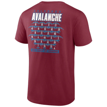 Colorado Avalanche tricou de bărbați 2022 Stanley Cup Champions Jersey Roster