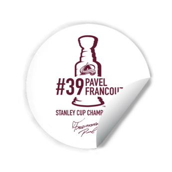 Colorado Avalanche abțibild Pavel Francouz #39 Stanley Cup Champion 2022
