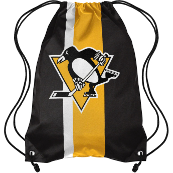 Pittsburgh Penguins sac de sală FOCO Team Stripe Drawstring Backpack