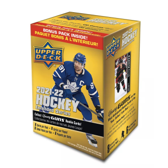 NHL cutii Cărți de hochei NHL 2021-22 Upper Deck Extended Series Hockey Blaster Box