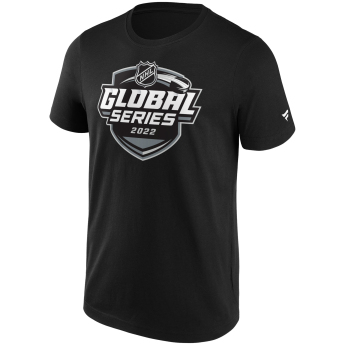 NHL produse tricou de bărbați Global Series 2022 Primary Logo Graphic black