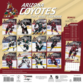 Arizona Coyotes calendar 2023 Wall Calendar
