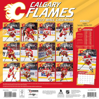 Calgary Flames calendar 2023 Wall Calendar