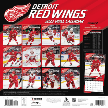 Detroit Red Wings calendar 2023 Wall