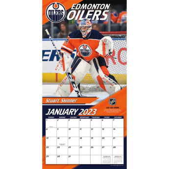 Edmonton Oilers calendar 2023 Wall Calendar