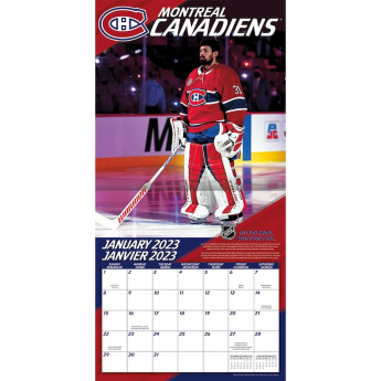Montreal Canadiens calendar Carey Price #31 2023 Wall Calendar