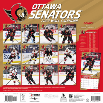 Ottawa Senators calendar 2023 Wall Calendar