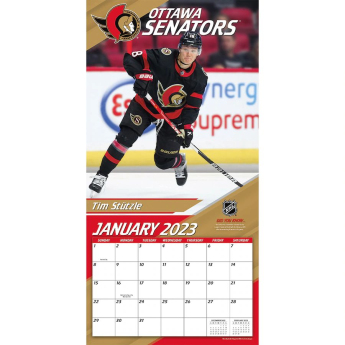 Ottawa Senators calendar 2023 Wall Calendar