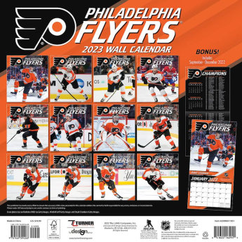 Philadelphia Flyers calendar 2023 Wall Calendar