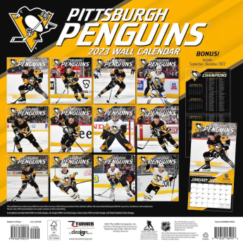Pittsburgh Penguins calendar 2023 Wall Calendar