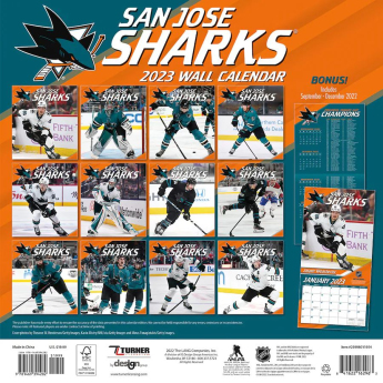 San Jose Sharks calendar 2023 Wall