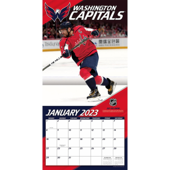 Washington Capitals calendar Alexander Ovechkin #8 2023 Wall Calendar