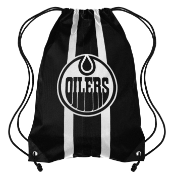 Edmonton Oilers sac de sală FOCO Team Stripe Drawstring Backpack