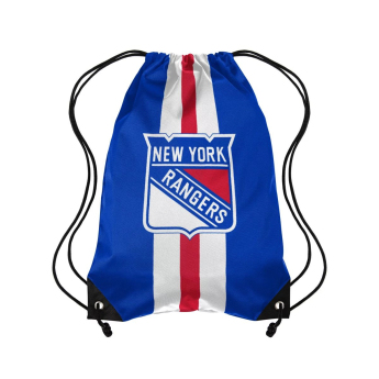 New York Rangers sac de sală FOCO Team Stripe Drawstring Backpack