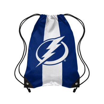 Tampa Bay Lightning sac de sală FOCO Team Stripe Drawstring Backpack
