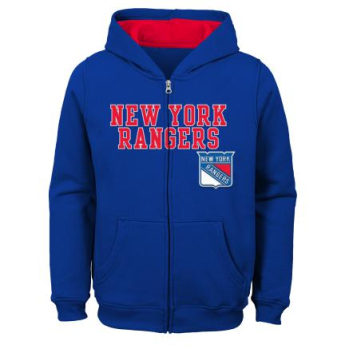 New York Rangers hanorac cu glugă pentru copii Stated Full Zip Hoodie