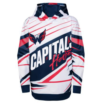 Washington Capitals hanorac cu glugă pentru copii Adept Quarterback Sublimated