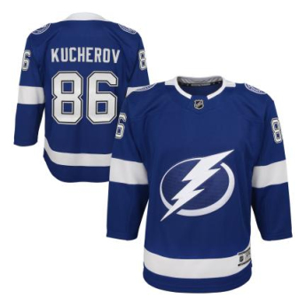 Tampa Bay Lightning tricou de hochei pentru copii Nikita Kucherov Premier Home
