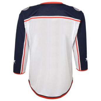 Columbus Blue Jackets tricou de hochei pentru copii Premier White Away