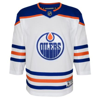 Edmonton Oilers tricou de hochei pentru copii Premier White Away