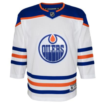 Edmonton Oilers tricou de hochei pentru copii Premier White Away
