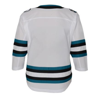 San Jose Sharks tricou de hochei pentru copii Premier White Away